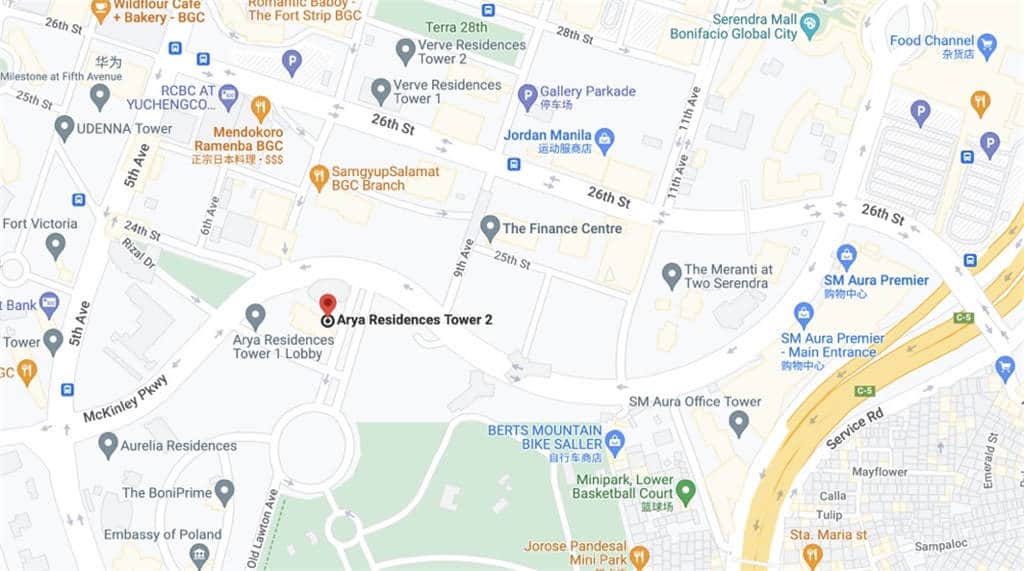 Arya Residences - BGC 现房公寓