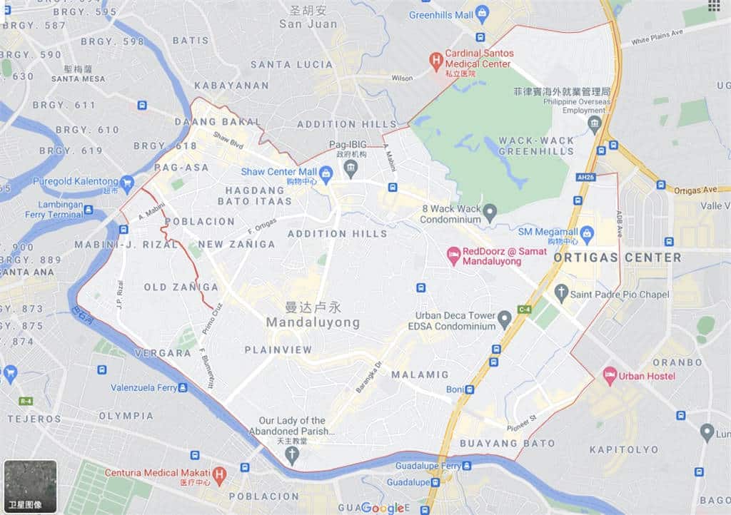 菲律宾马尼拉大都会（Metro Manila）城市投资指南之 – Mandaluyong